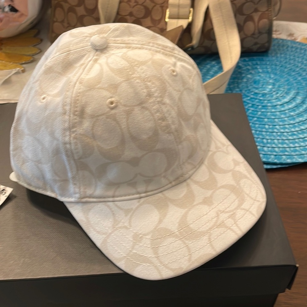 Coach signature hat